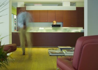 Zona reception Studio Musy Bianco e Associati